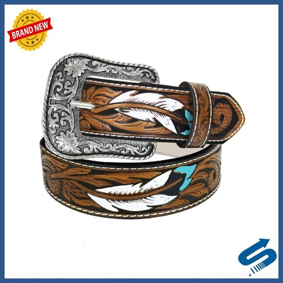 Western Belt with Removable Buckle - 1.5\